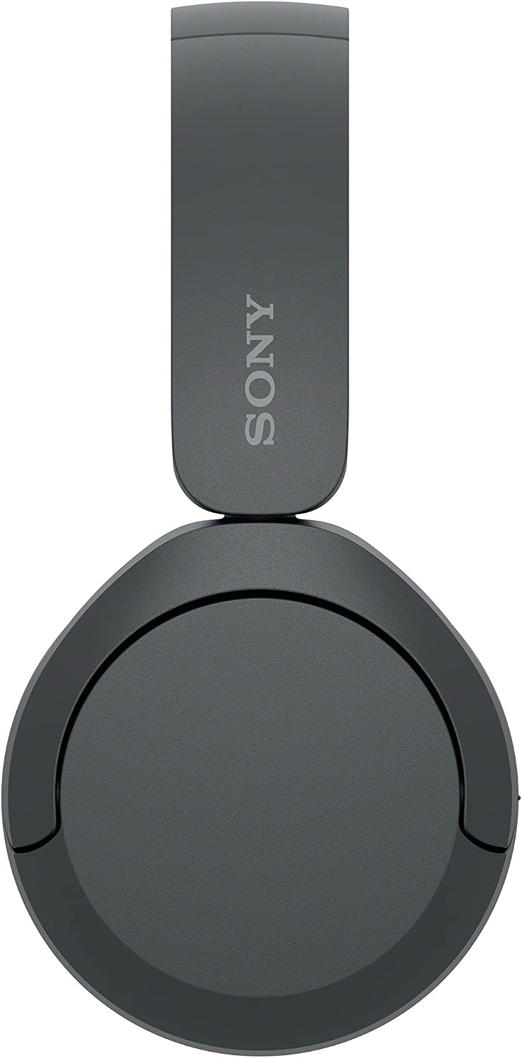 Sony WH-CH520 Wireless Bluetooth On-Ear Headphones, Lightweight Design, Up to 50 Hr Battery Life, Quick Charge, EQ, Clear Call Quality, iOS & Android, Black