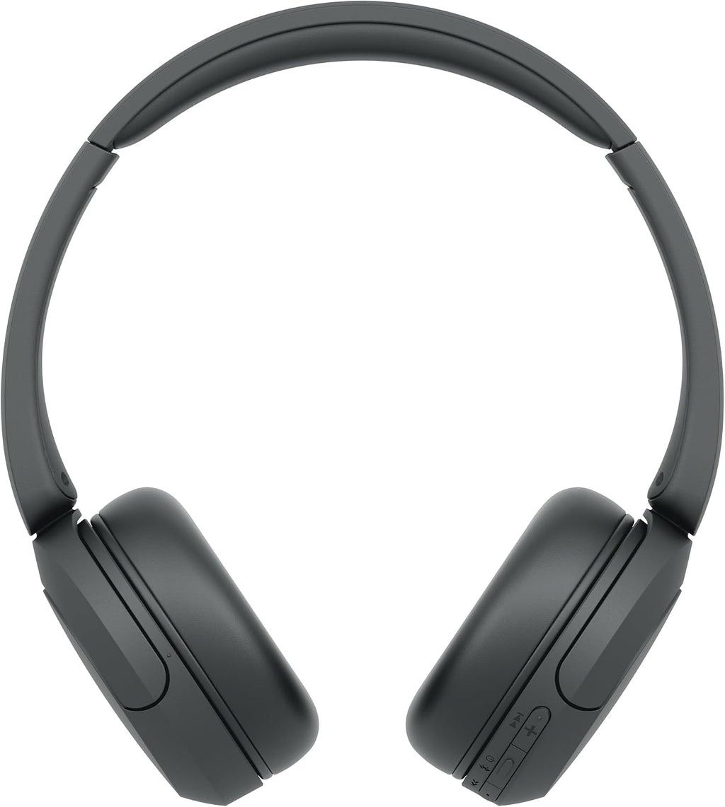Sony WH-CH520 Wireless Bluetooth On-Ear Headphones, Lightweight Design, Up to 50 Hr Battery Life, Quick Charge, EQ, Clear Call Quality, iOS & Android, Black