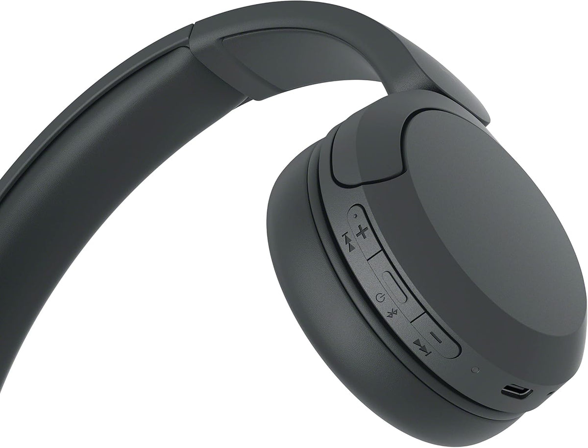 Sony WH-CH520 Wireless Bluetooth On-Ear Headphones, Lightweight Design, Up to 50 Hr Battery Life, Quick Charge, EQ, Clear Call Quality, iOS & Android, Black
